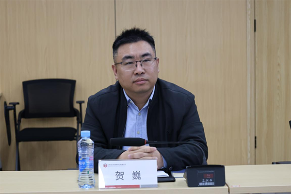 省发展改革委铁建处胡侃处长一行到安博网页版交流座谈