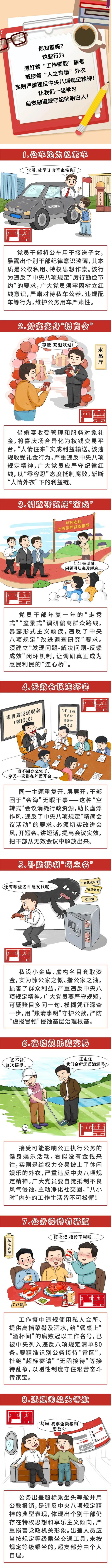 【安博网页版】这些行为违反中央八项规定精神